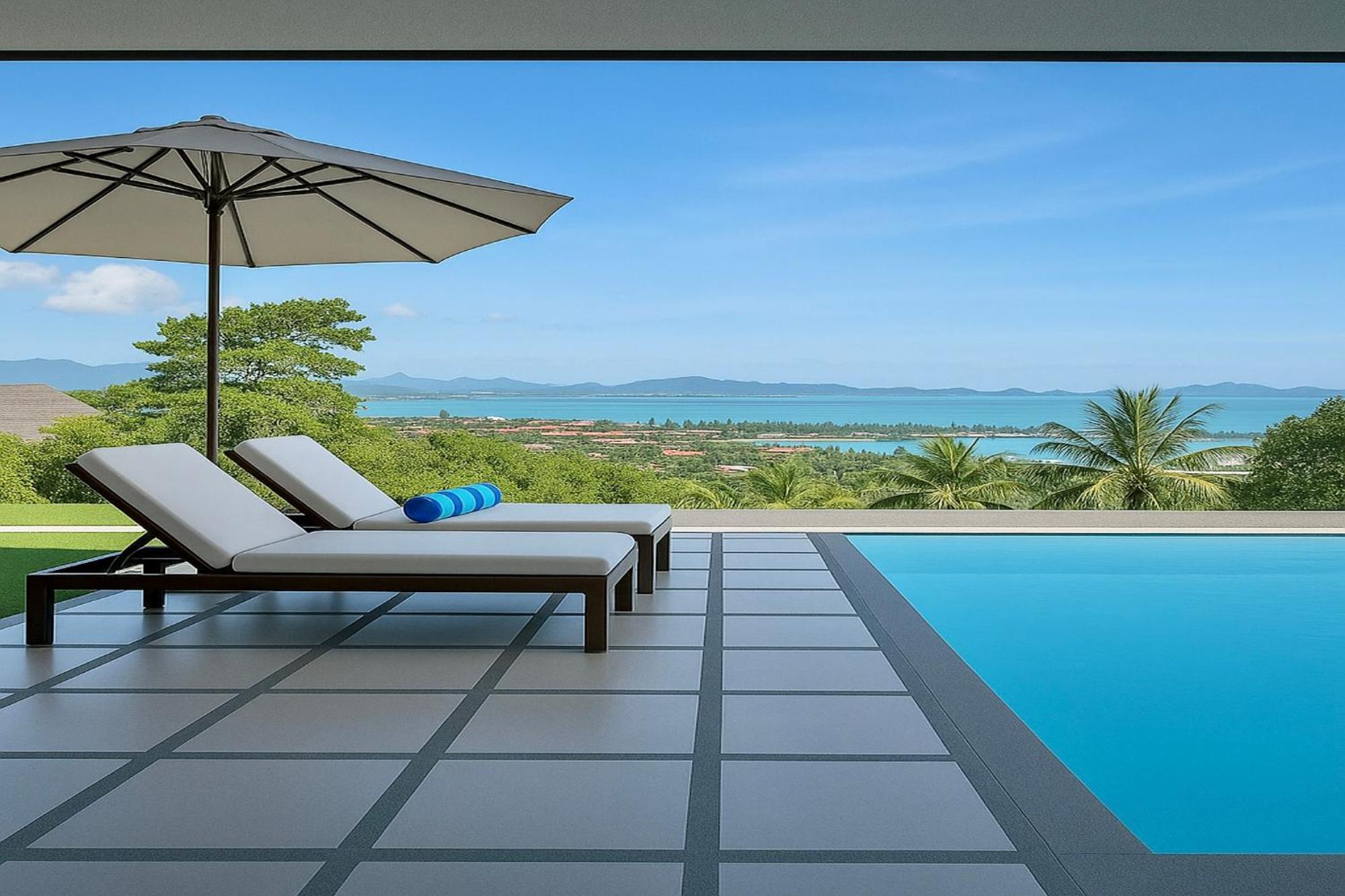 Aroha Seaview Villa - Private Pool - Pantai Cenang  Exteriér fotografie